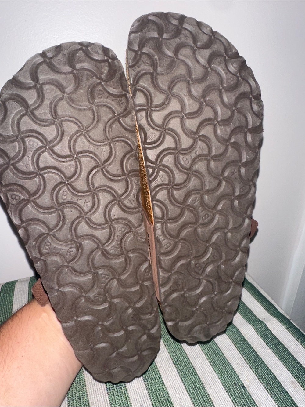 Birkenstock Brown Braided Toe-Post Sandals with Buckle - Picture 4 of 4
